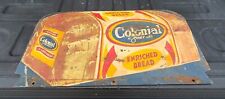 Vintage Colonial Bread Loaf Advertising General Store Sign Double Sided picture