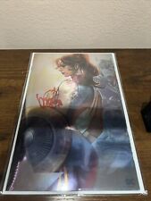 Wonder Woman #3 Virgin Foil Signed By Mel Milton W/COA Ltd 300 Copies picture