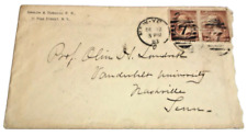 DECEMBER 1883 SINOLOA & DURANGO RAILROAD MEXICO USED COMPANY ENVELOPE picture