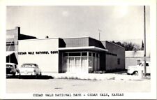 Vintage Postcard Cedar Vale National Bank Kansas A9 picture