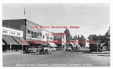 CA, Alturas, California, RPPC, Main Street, 40s Cars, Eastman's Photo No B-2182 picture