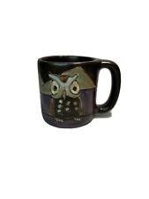 Mara Owls Stoneware Coffee Tea Mug In Excellent Condition 3.75