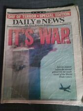 September 12th 2001 daily newspaper complete picture