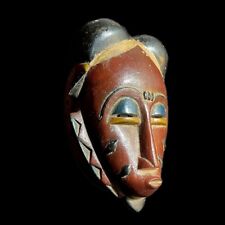 African Masks Baule Antique Wall Hanging Primitive Art Collectibles Masks-9430 picture