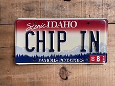 Retired Vintage 2003 Scenic Idaho Golf Vanity Car License Plate #CHIPIN Man Cave picture