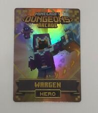 Minecraft Dungeons Arcade Series 3 (#106 Hero: Wargen) FOIL Card picture