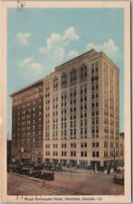 Vintage HAMILTON, Ontario Canada Postcard ROYAL CONNAUGHT HOTEL 1940 Cancel picture