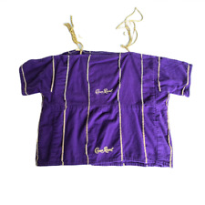 Handmade Crown Royal Bag Women's Crop Top Shirt XS picture