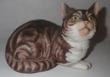 Fascination by Eric Tenney Limited Edition Franklin Porcelain Cat Figurine 1982 picture