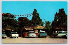 c1950s Mystery Hill Entrance Roadside Attraction Vtg Marblehead Ohio OH Postcard picture