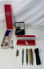 Misc. Collectibles: Pens, 1881 Rogers Bicentennial Cake Server, Pocket Knife + picture