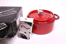 Staub Round Cocotte 2.75QT, 22CM, Red, New picture