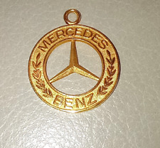14kt yellow gold Mercedes Benz emblem charm/pendant double sided emblem gorgeous picture