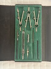 Vintage Dietzgen  Mechanical Drafting/Drawing/Engineering Instrument Set w/Case picture