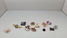 Vintage Lot Of 12 Lapel Pins Mixed Variety picture