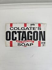 Vintage Colgate Octagon All Purpose Laundry Bar Soap 7 OZ NOS picture
