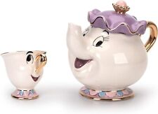 NEW Beauty and The Beast Mrs. Potts Chip Tea Pot & Cup set Teapot Mug Pot & Cup picture