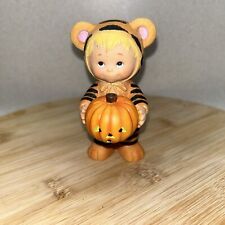 Vintage Rare Hard to find Morehead Inc Halloween Dress Up Fall Pumpkin Boy Tiger picture