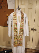 Antique Hand Painted Preaching Stole picture