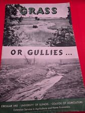 Univ. of Illinois College of Agriculture Circular 593 Grass or Gullies (1945) picture