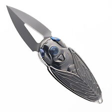 Rike Cicada-P Flipper Folding Knife M390 Handle/Blade Plain Edge picture