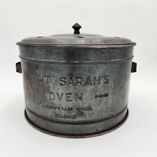 Antique Aunt Sarah's Oven 1925 Jackes-Evans Mfg. Co. Stovetop Roasting Pan  picture