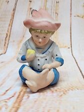 Vintage Piano Baby Apply Boy Figurine picture