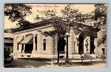 Warren OH-Ohio, Post Office, c1913 Antique Vintage Souvenir Postcard picture