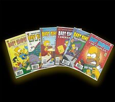 Simpsons Bart Simpson 6 Comic Lot #6, 7, 8, 12, 13, 14 + New Bags & Boards NICE picture
