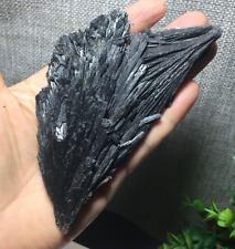 171g 120mm black tourmaline rutilated  uncut quartz crystal mineral specimen 97 picture