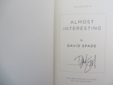 David Spade autographed signed Almost Interesting hardcover 1st edition book COA picture