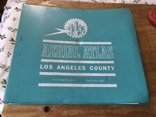 AERIAL ATLAS MAP STREET ROAD LOS ANGELES CA. 1965 VINTAGE BY CALONA LASING CO. picture