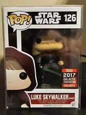 Funko Pop Star Wars 2017 Galactic Convention Luke Skywalker (Hooded) #126 picture