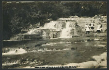 1913 Antique STOCKBRIDGE NY GIRLS PLAYING IN FALLS RPPC Munnsville Madison Cty picture
