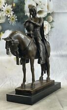 Art Deco Handcrafted Detailed  Museum Quality Medieval King Bronze Figurine DEAL picture