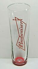 Budweiser Tall Beer 16 oz Glass Red/Clear and Koozie - This Bud's for You (375) picture