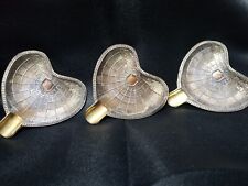 Lot Of 3 Vintage Metal Cigar Ashtrays Made in Japan  picture