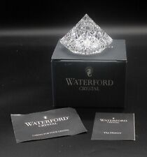 Waterford Crystal Diamond Paper Weight Vintage Made in Ireland Stunning Sparkle picture