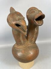 221211 - Terracotta African double Mambila pottery - Nigeria. picture
