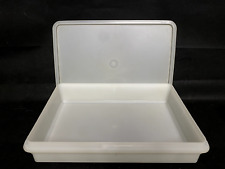 Vintage Tupperware Clear Rectangular Container 290-7 with Lid 291-6 14