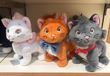 Disney Store Japan Marie Toulouse Berlioz Fluffy Plush Toy The Aristocats picture