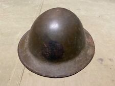 ORIGINAL WWI US ARMY M1917 DOUGHBOY 7TH INFANTRY DIVISION HELMET & STRAP-PAINTED picture