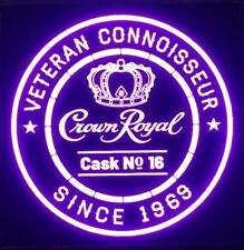 Custom Crown Royal Whisky LED Sign Personalized bar pub Lighted non neon whiskey picture