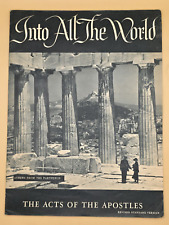 INTO THE WORLD-The Acts of the Apostles-1963-Magazine-American Bible Society-VTG picture