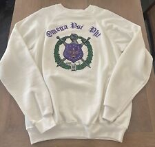Vintage Omega Psi Phi Fraternity Sweatshirt Crewneck Howard University Size XL picture