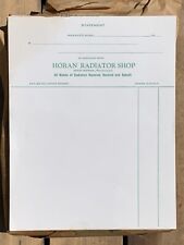 Vtg HORAN RADIATOR MANKATO MN Letterhead Order Paper 1950s Ream 5 Sections AS-IS picture