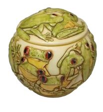 Harmony Kingdom Ball JARDINIA “Hopscotch” Frogs Collectible Trinket Box  picture