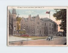 Postcard St. Mary's Convent and School Little Falls New York USA picture