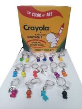 MunnyWorld Crayola Zipper Pull Keychain Series Kidrobot Full Set Of 16 picture