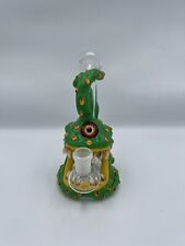 Monster Octopus Colorful Glass Bong Green Tentacles Beaker Pipe Unique Thick picture